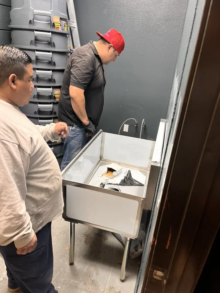 Commercial plumbing and sink installation in Washington Culver